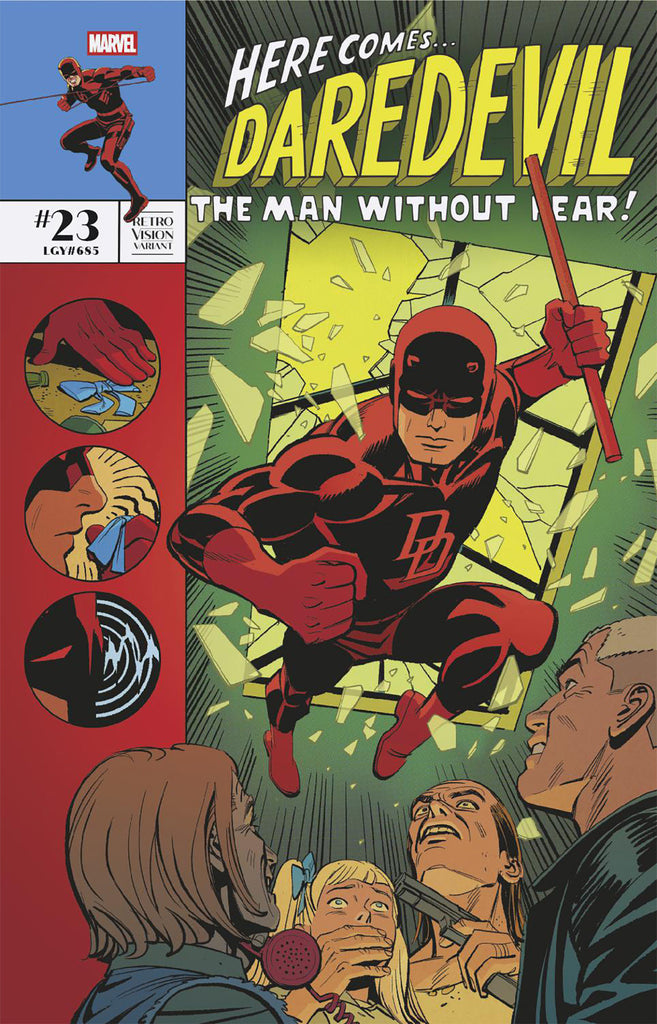 Daredevil #23 Leo Romero Retrovision Variant Comics Marvel Comics [SK]