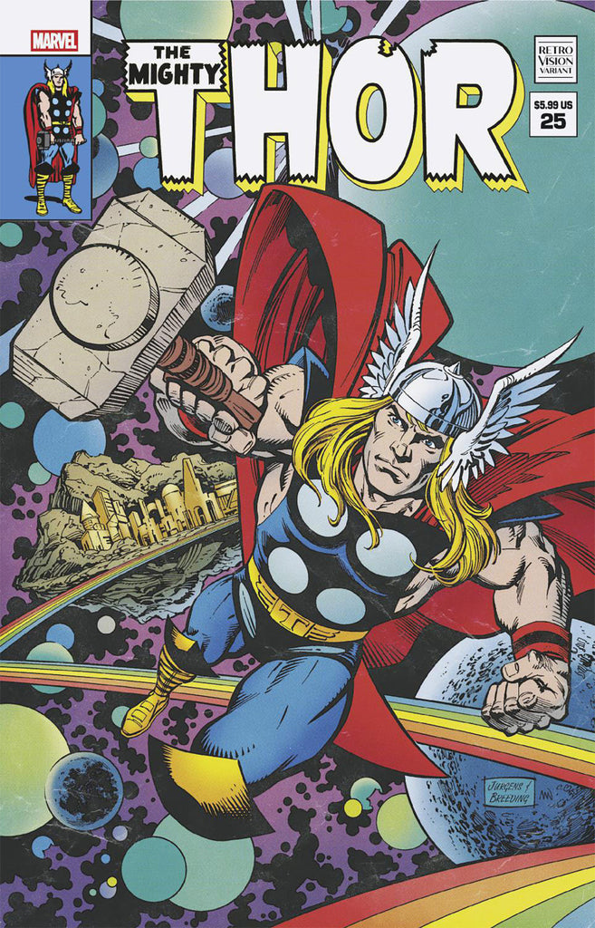 Immortal Thor #25 Dan Jurgens Retrovision Variant Comics Marvel Comics [SK]