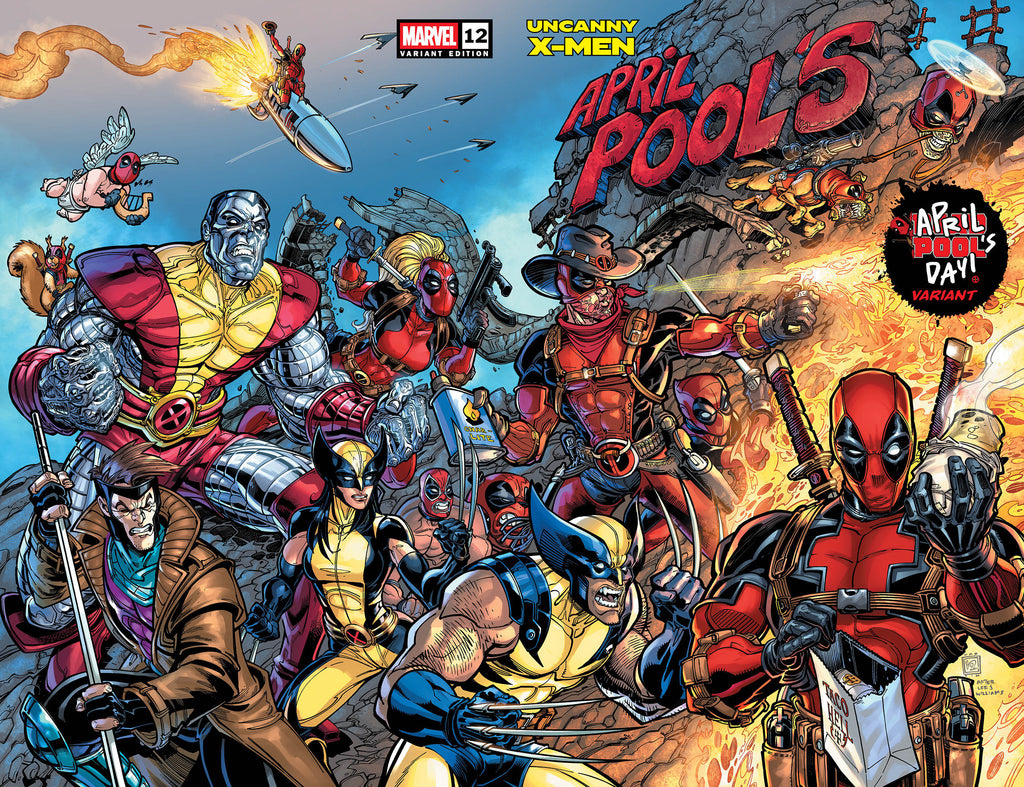 Uncanny X-Men #12 Chad Hardin April Pool'S Day Wraparound Variant Comics Marvel Comics [SK]