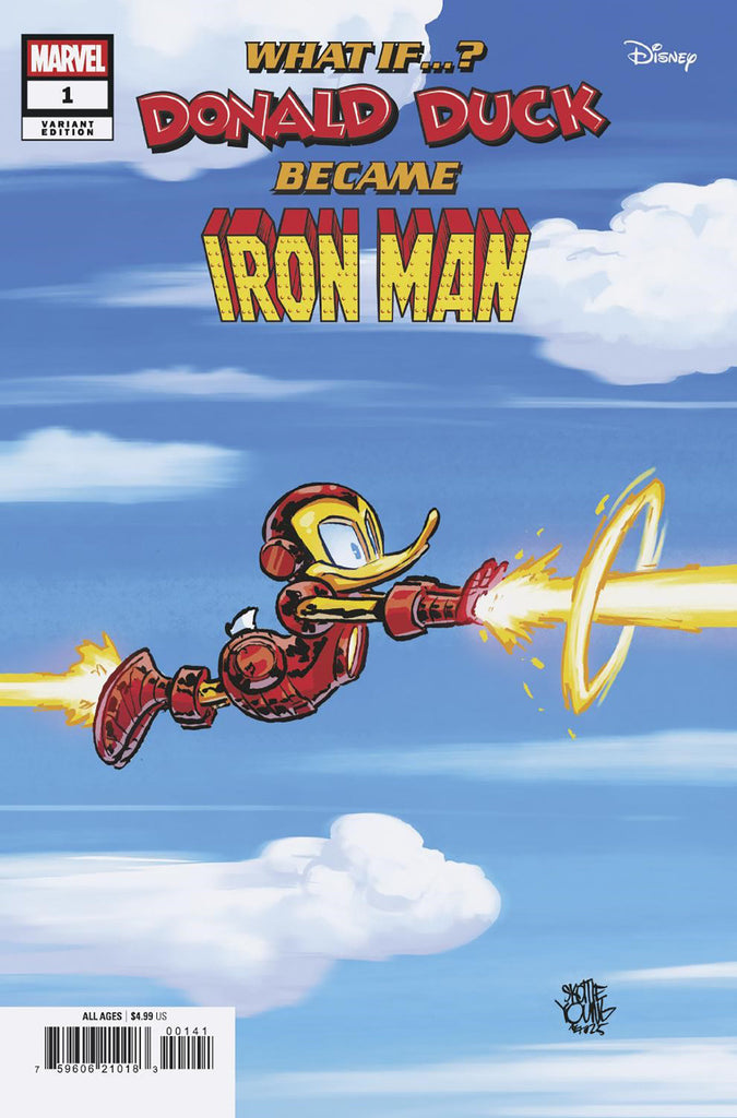 What If Donald Duck Became Iron Man #1 Skottie Young Variant Comics Marvel Comics [SK]