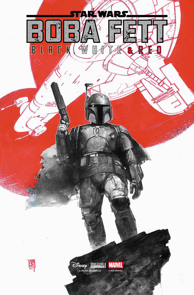 Star Wars: Boba Fett Black, White & Red #1 Comics Marvel Comics [SK]