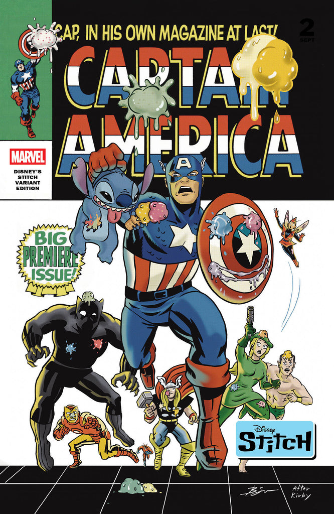 Captain America #3 Ben Su Disney Stitch Variant Comics Marvel Comics [SK]