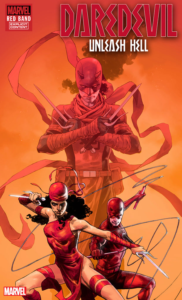 Daredevil: Unleash Hell - Red Band #1 Jerome Opena Variant [Polybagged] Comics Marvel Comics [SK]