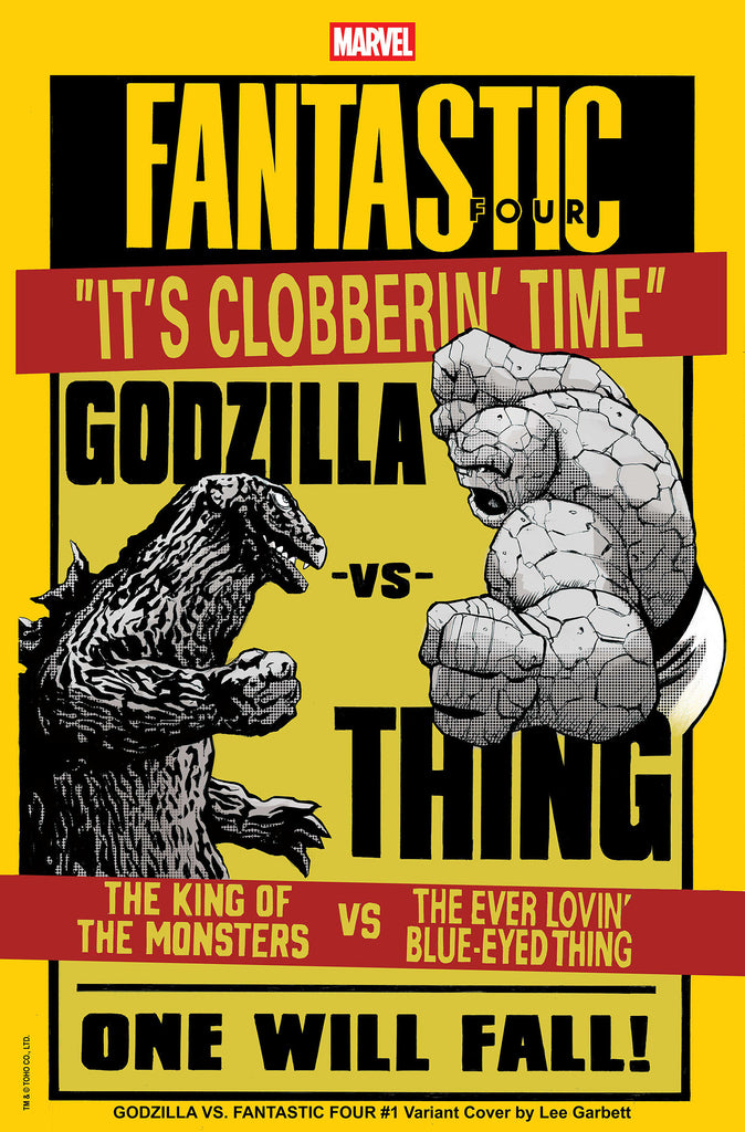 Godzilla vs. Fantastic Four #1 Lee Garbett Versus Variant Comics Marvel Comics [SK]