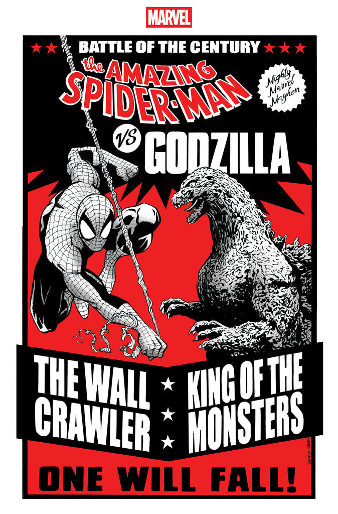 Godzilla vs. Spider-Man #1 Lee Garbett Versus Variant Comics Marvel Comics [SK]