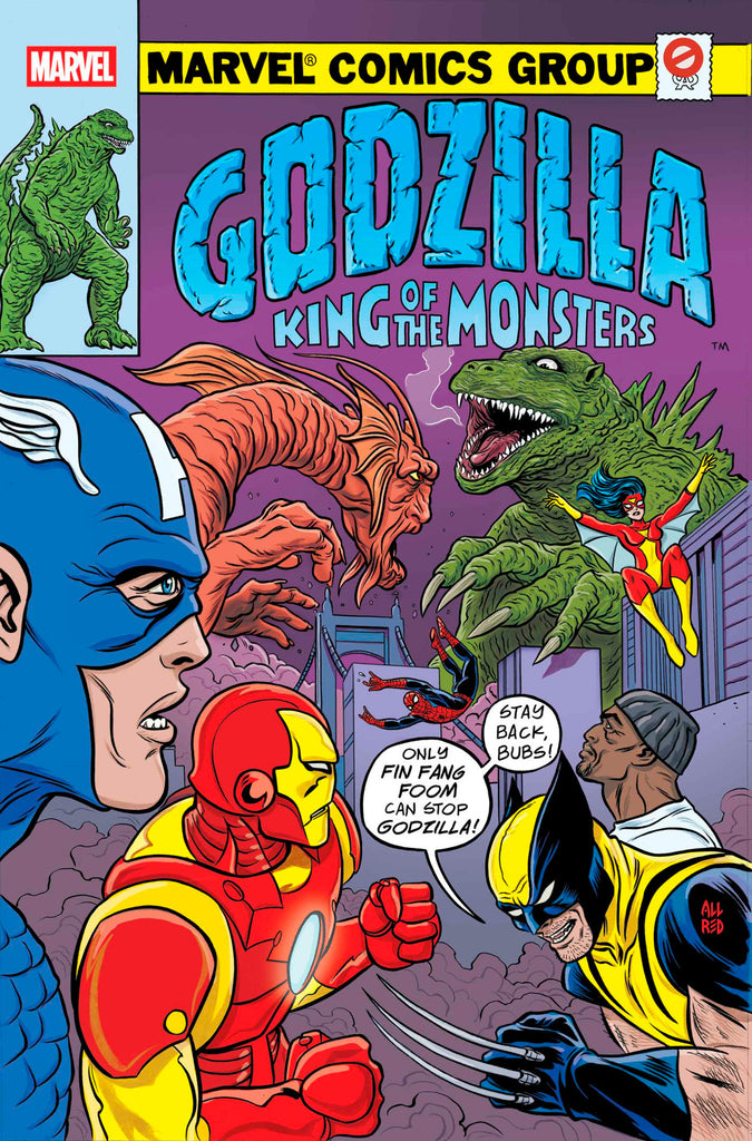 Godzilla vs Avengers #1 Allred King Of Monsters Homage Variant Comics Marvel Comics [SK]