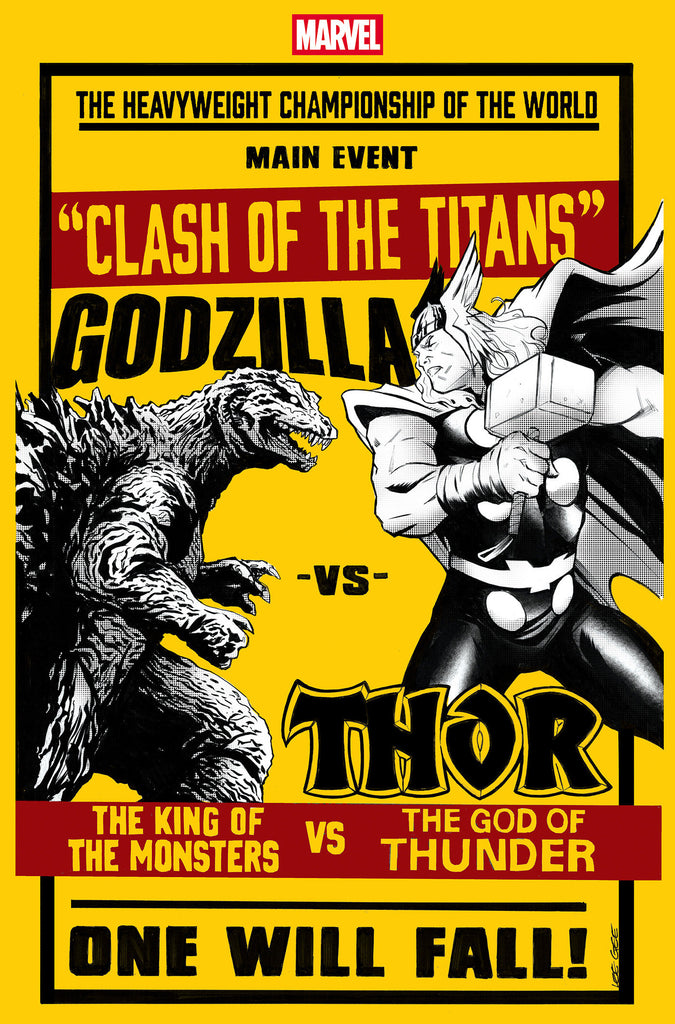 Godzilla vs. Thor #1 Lee Garbett Versus Variant Comics Marvel Comics [SK]