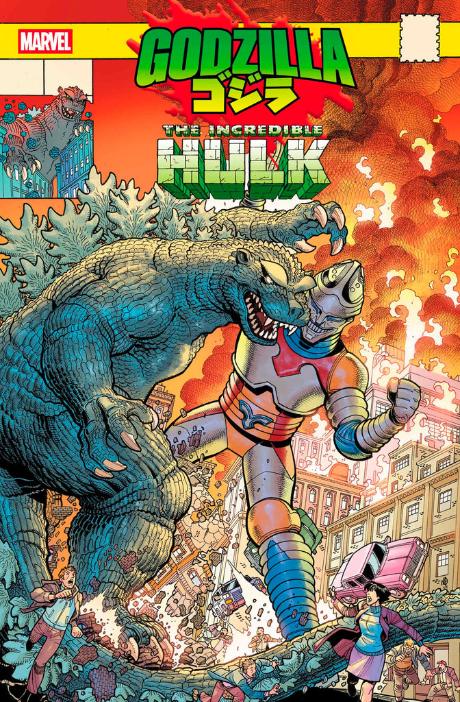Godzilla vs Hulk #1 Nick Bradshaw Monster Homage Variant Comics Marvel Comics [SK]