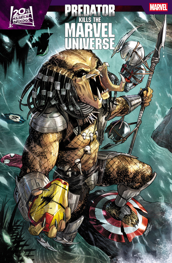 Predator Kills The Marvel Universe #1 Michele Bandini Foil Variant Comics Marvel Comics [SK]