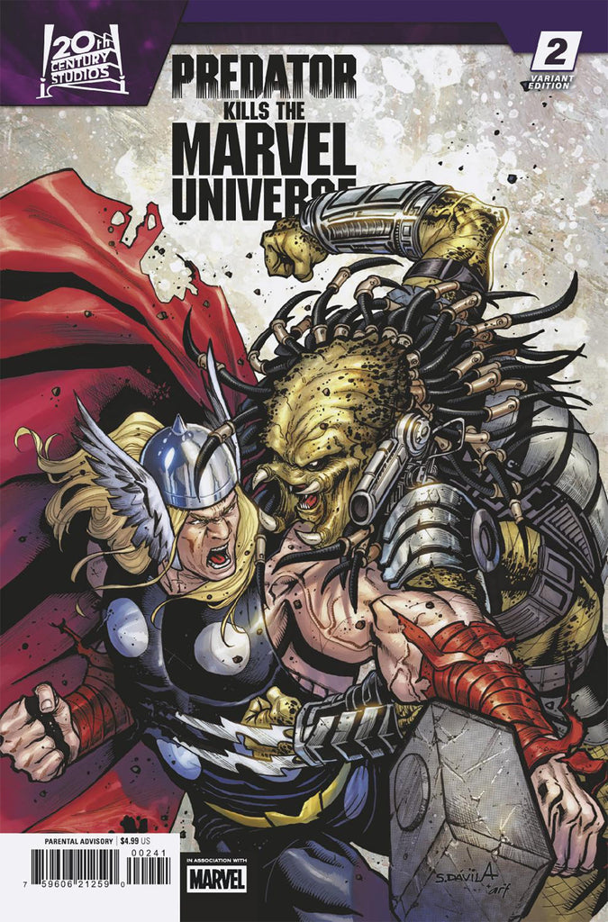 Predator Kills The Marvel Universe #2 Sergio Davila Variant Comics Marvel Comics [SK]