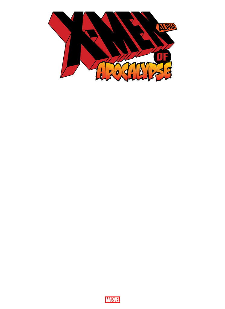 X Men Of Apocalypse Alpha #1 Blank Cover Variant Comics Marvel Comics [SK]