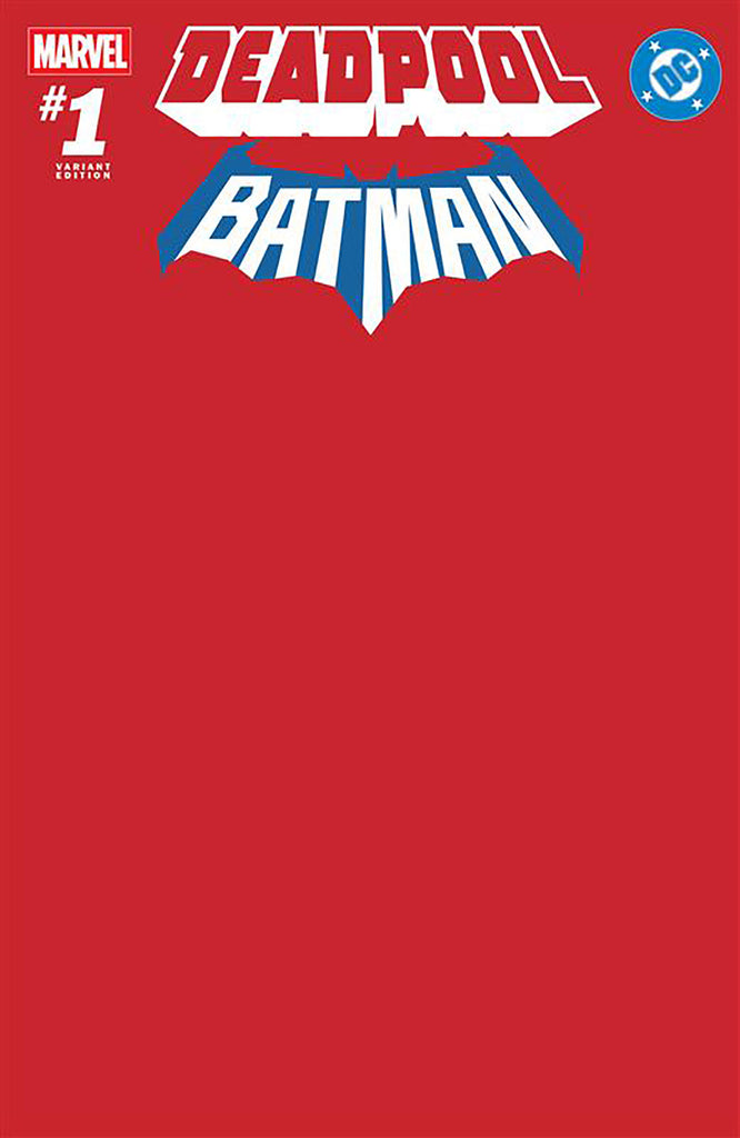 Marvel/DC: Deadpool/Batman #1 Red Blank Cover Variant Comics Marvel Comics [SK]