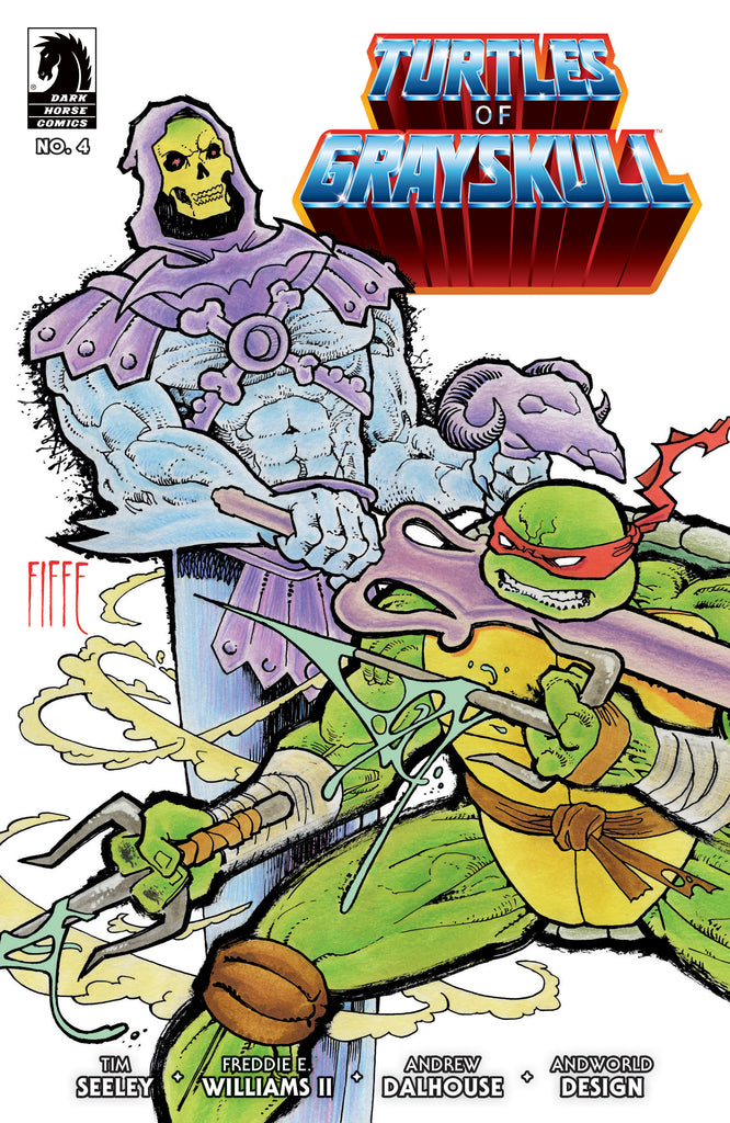 Masters Of Universe Teenage Mutant Ninja Turtles Turtles Of Grayskull #4 Cover B Fiffe Comics Dark Horse [SK]