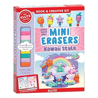 Klutz Make Your Own Mini Erasers Kawaii Activities Scholastic [SK]