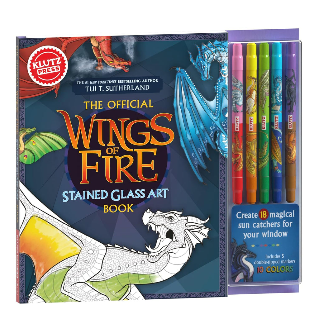 Klutz Wings of Fire Stained Glass Art Activities Scholastic [SK]
