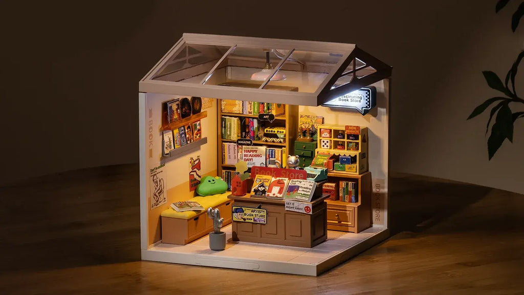 Rolife Super Creator: Fascinating Book Store Activities Hands Craft [SK]