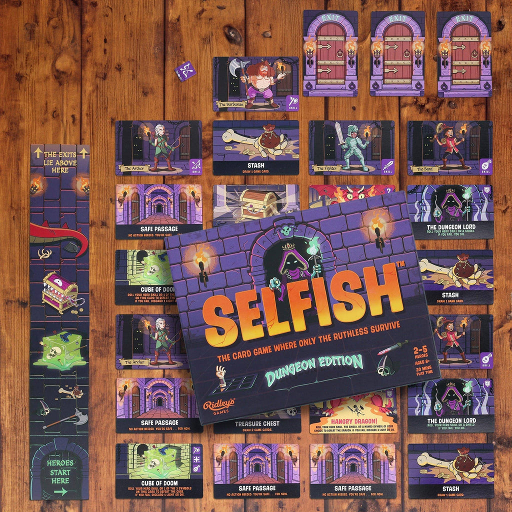 Selfish: Dungeon Edition Card Games Chronicle Books [SK]