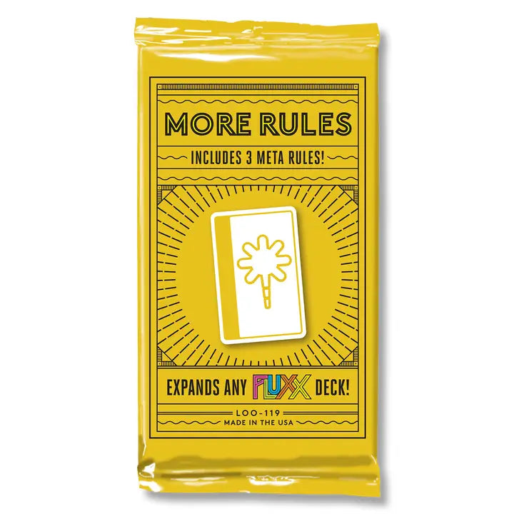 Fluxx More Rules Expansion Pack Card Games Looney Labs [SK]