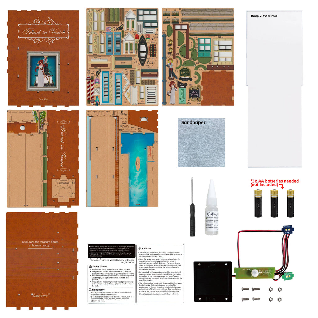 Hands Craft Travel in Venice Book Nook Activities Hands Craft [SK]