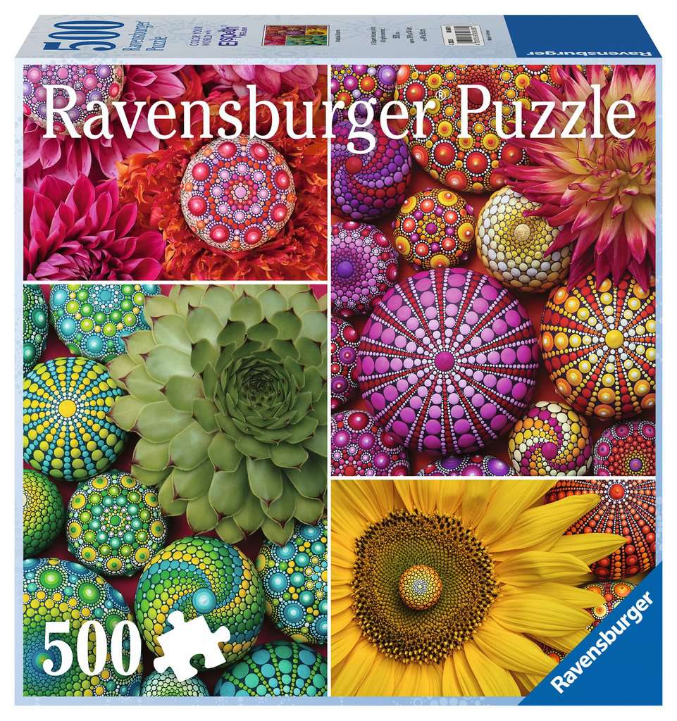 Color Your World Series Mandala Blooms 500pc Puzzles Ravensburger [SK]   