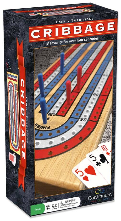 Family Traditions Classic Cribbage Card Game Traditional Games Continuum Games [SK]