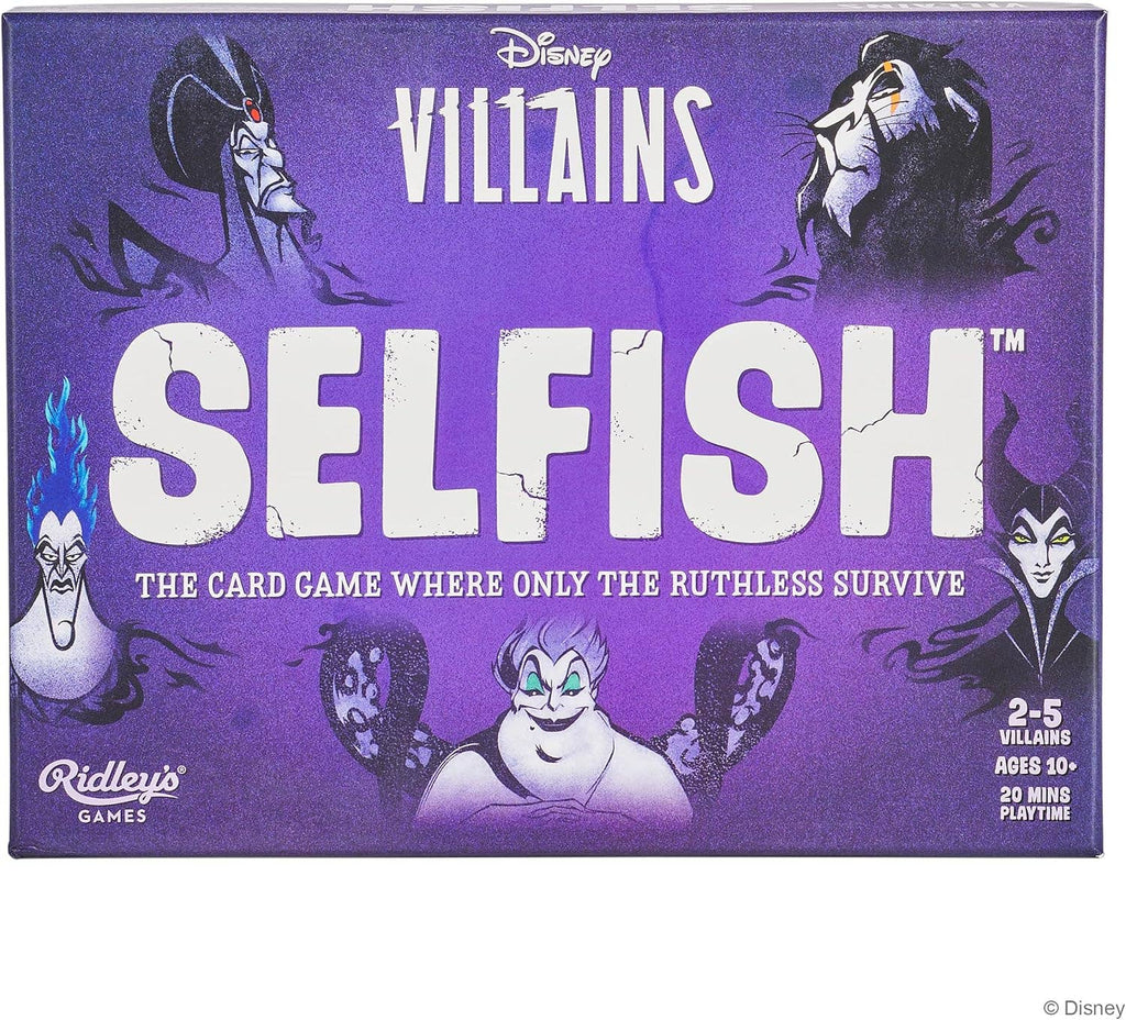 Selfish: Disney Villains Edition Card Games Chronicle Books [SK]