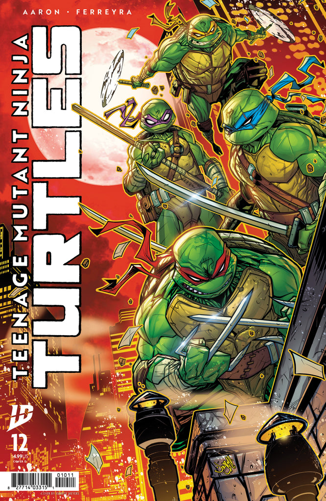 Teenage Mutant Ninja Turtles #12 Variant D (Meyers) Comics IDW Publishing [SK]