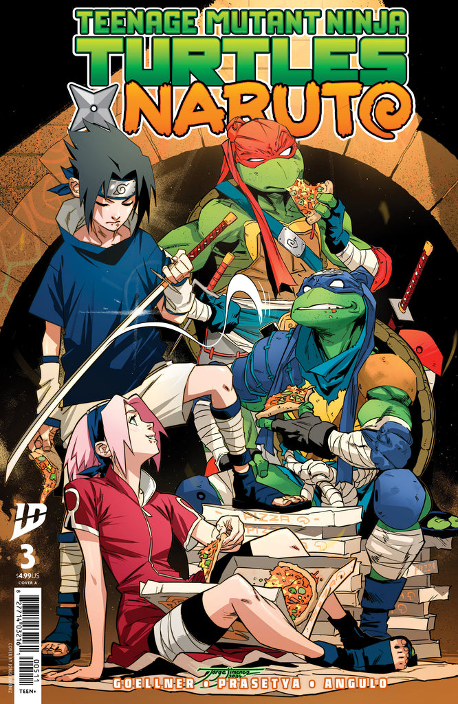 Teenage Mutant Ninja Turtles X Naruto #3 Cover A (JiméNez) Comics IDW Publishing [SK]