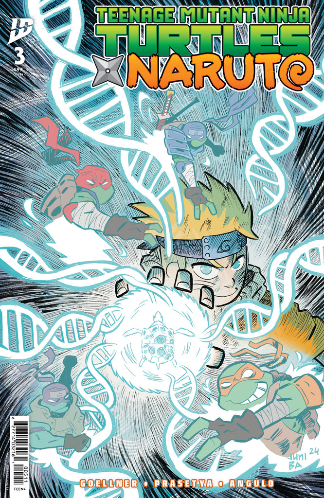 Teenage Mutant Ninja Turtles X Naruto #3 Variant C (Ba) Comics IDW Publishing [SK]