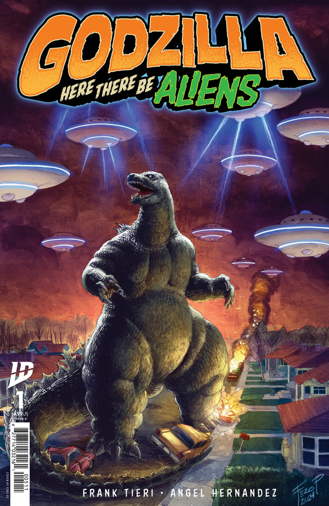 Godzilla: Here There Be Aliens #1 Cover A (Pe) Comics IDW Publishing [SK]