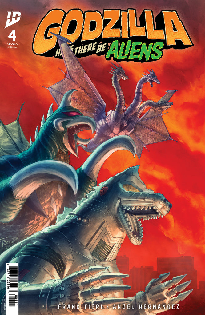 Godzilla: Here There Be Aliens #4 Cover A (Pe) Comics IDW Publishing [SK]