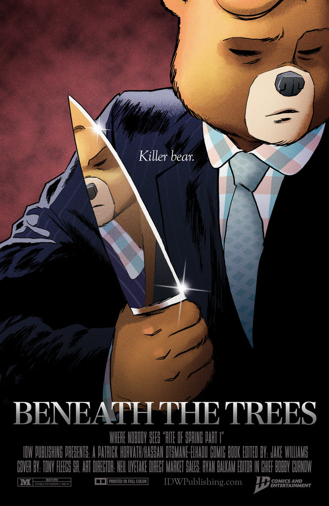 Beneath The Trees Where Nobody Sees: Rite Of Spring #1 Variant B (Fleecs Movie Homage Cover) Comics IDW Publishing [SK]