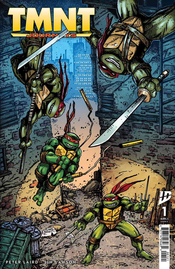 Teenage Mutant Ninja Turtles: Journeys #1 Variant B (Eastman) Comics IDW Publishing [SK]