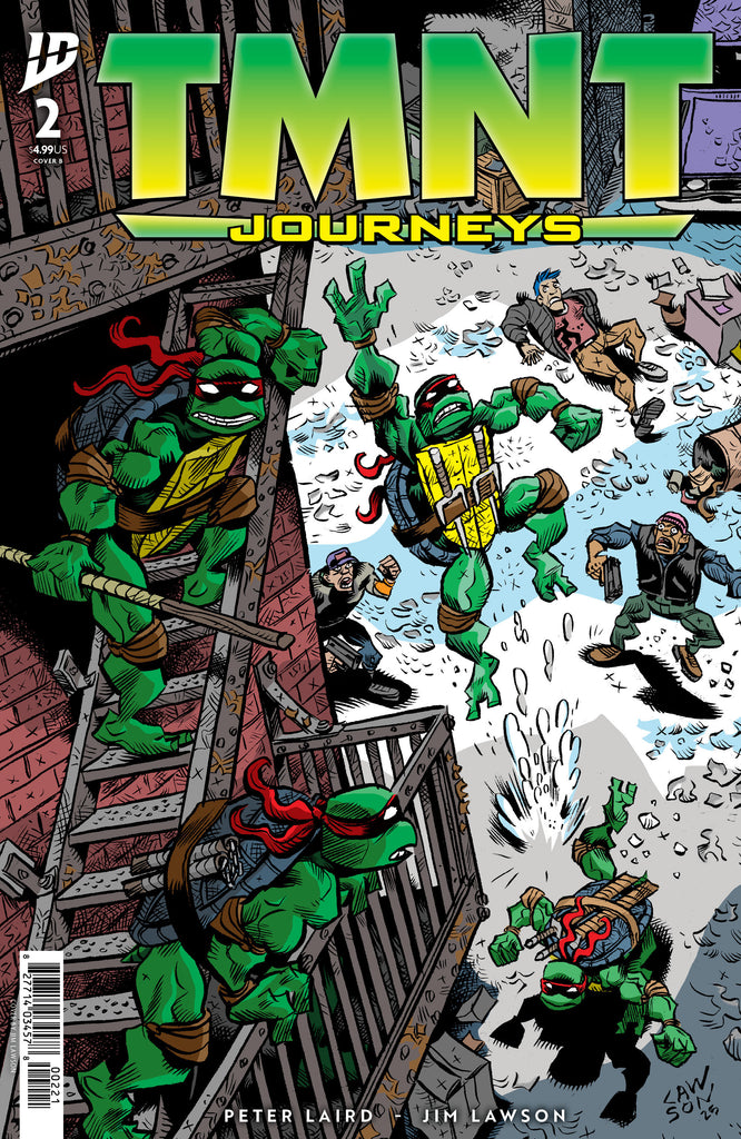 Teenage Mutant Ninja Turtles: Journeys #2 Variant B (Lawson) Comics IDW Publishing [SK]