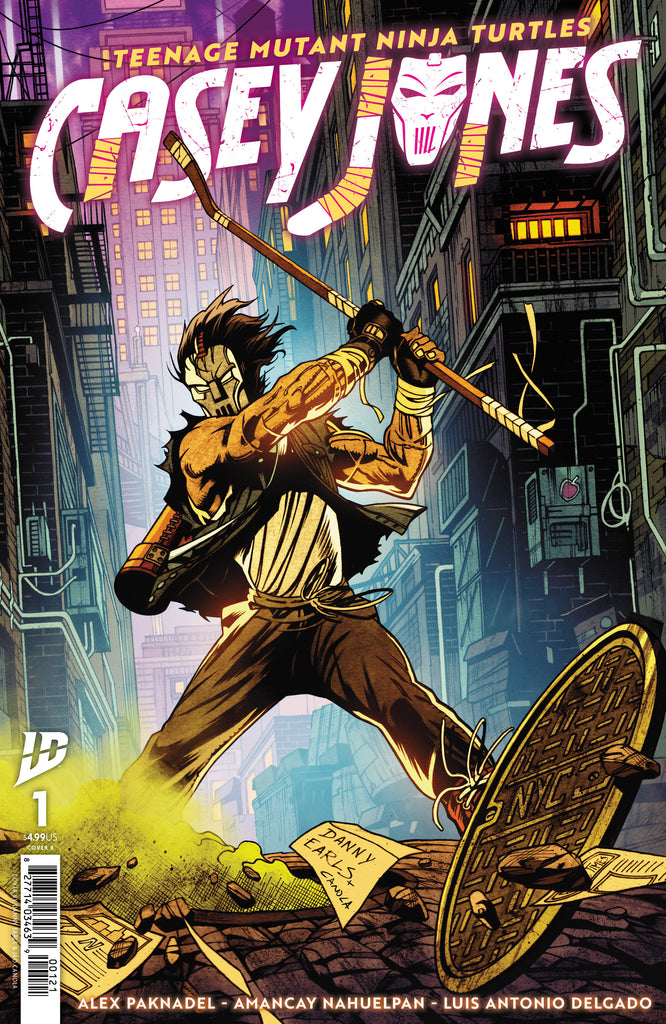 Teenage Mutant Ninja Turtles: Casey Jones #1 Variant B (Earls) Comics IDW Publishing [SK]