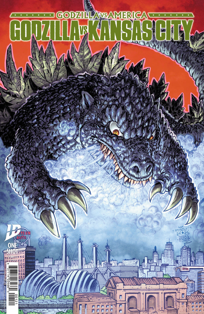 Godzilla vs. America: Kansas City Variant B (Moody & Williams II) Comics IDW Publishing [SK]