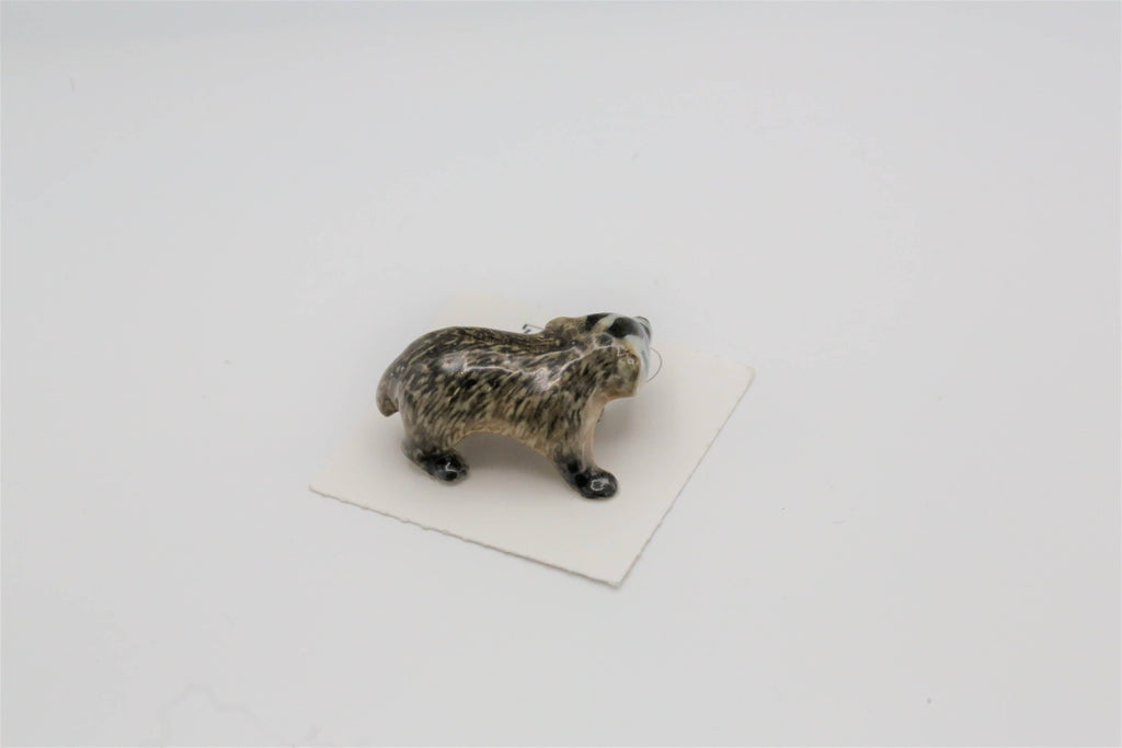 Little Critterz Nocturnal American Badger Porcelain Miniature Giftware Little Critterz [SK]