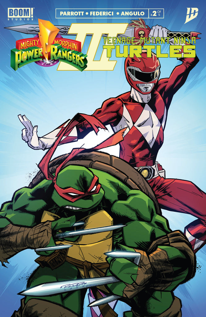Mighty Morphin Power Rangers/Teenage Mutant Ninja Turtles III #2 B Variant (Dressed, Randolph) Comics Boom! Studios [SK]