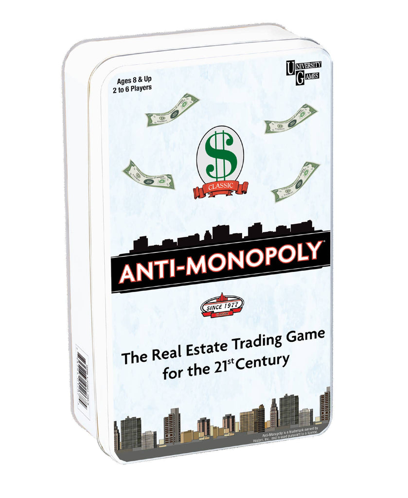 Anti-Monopoly Tin Board Games University Games [SK]   