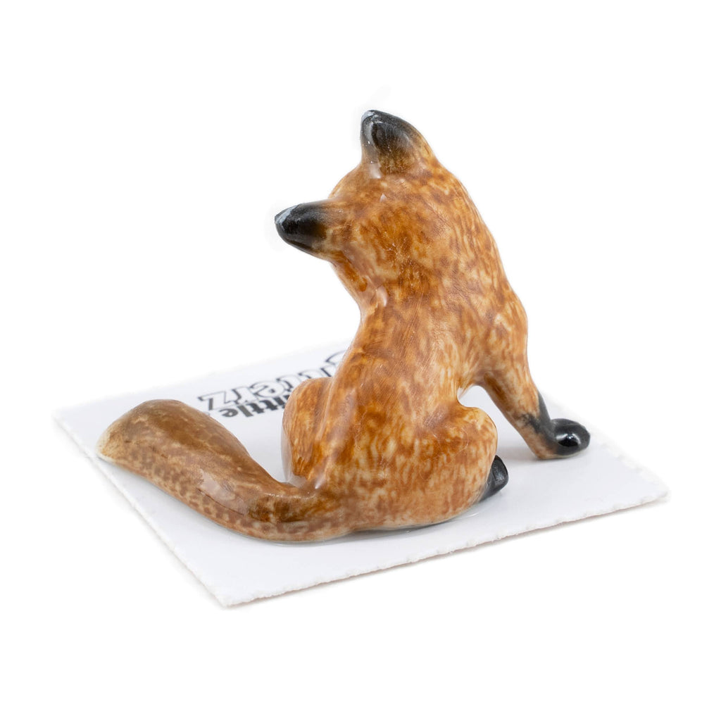 Little Critterz Robin Red Fox Smiling Porcelain Miniature Giftware Little Critterz [SK]