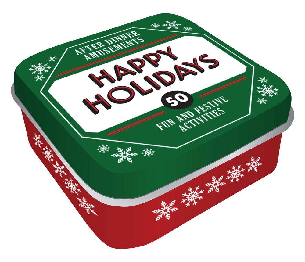 Chronicle Books - After Dinner Amusements: Happy Holidays Card Games Chronicle Books [SK]