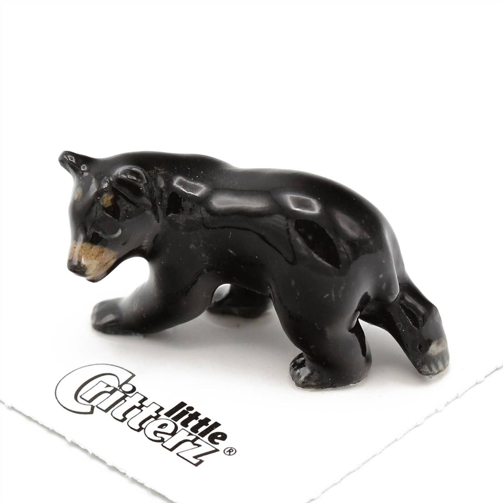 Little Critterz Blueberry Black Bear Porcelain Miniature Giftware Little Critterz [SK]