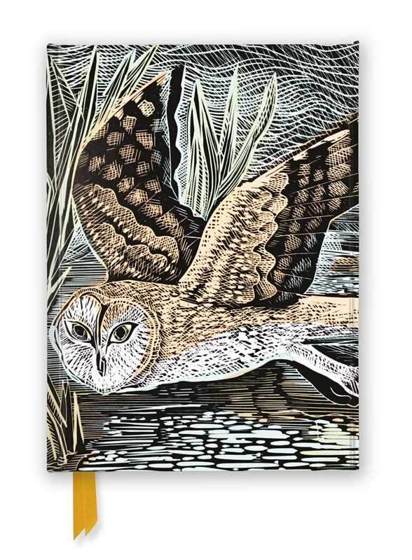 Angela Harding: Marsh Owl (Foiled Journal) Novelty Flame Tree [SK]