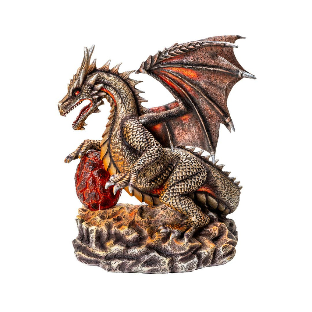 Fire Dragon with LED Egg Giftware PACIFIC GIFTWARE [SK]