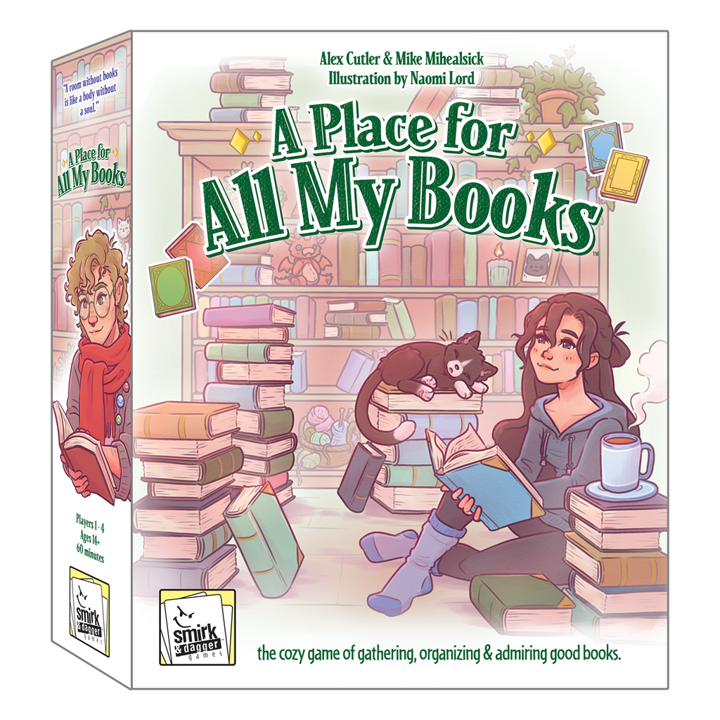 A Place for All My Books Board Games Smirk and Dagger [SK]