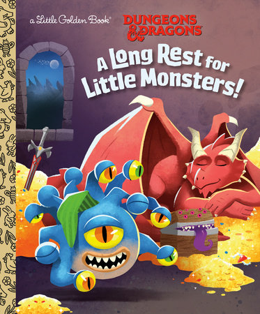 Long Rest for Little Monsters! Dungeons and Dragons Little Golden Book Books RH Graphic [SK]   