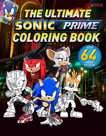 Ultimate Sonic Prime Coloring Book Books Penguin Random House LLC [SK]   