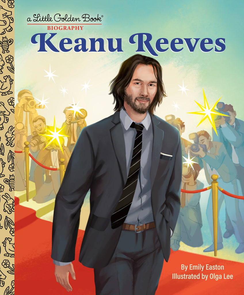 Keanu Reeves: A Little Golden Book Biography Graphic Novels OTHER PUBLISHERS [SK]