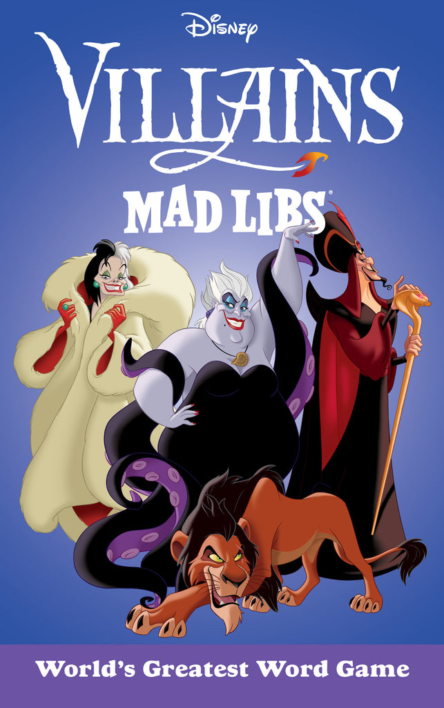 Disney Villains Mad Libs Graphic Novels Penguin Publishing Group [SK]