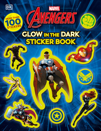 Marvel Avengers Glow in the Dark Sticker Book Novelty DK [SK]   